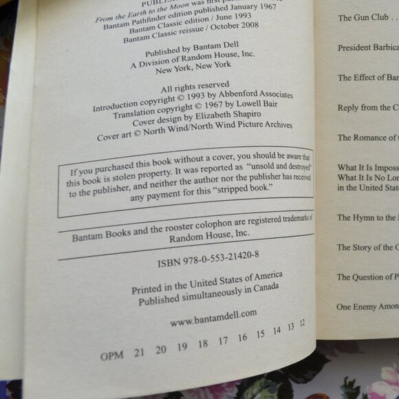 From the Earth to the Moon by Jules Verne - Picture 3 of 3